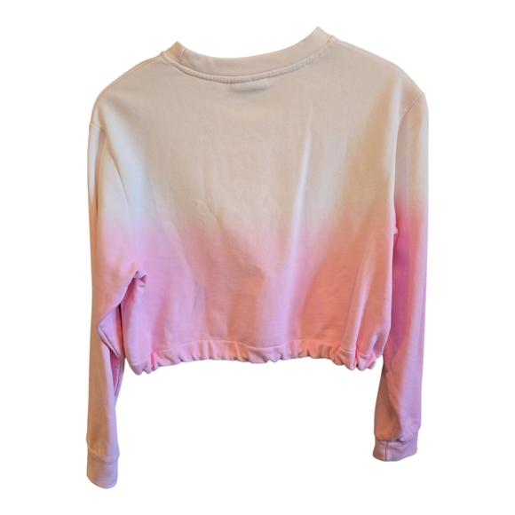 NWOT Project X Paris Pink Ombre Crop Sweatshirt - Picture 5 of 8